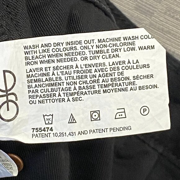 Lucky Brand 410 Jeans Mens 38 x 30 Black Denim Pants Straight Leg - Picture 14 of 14